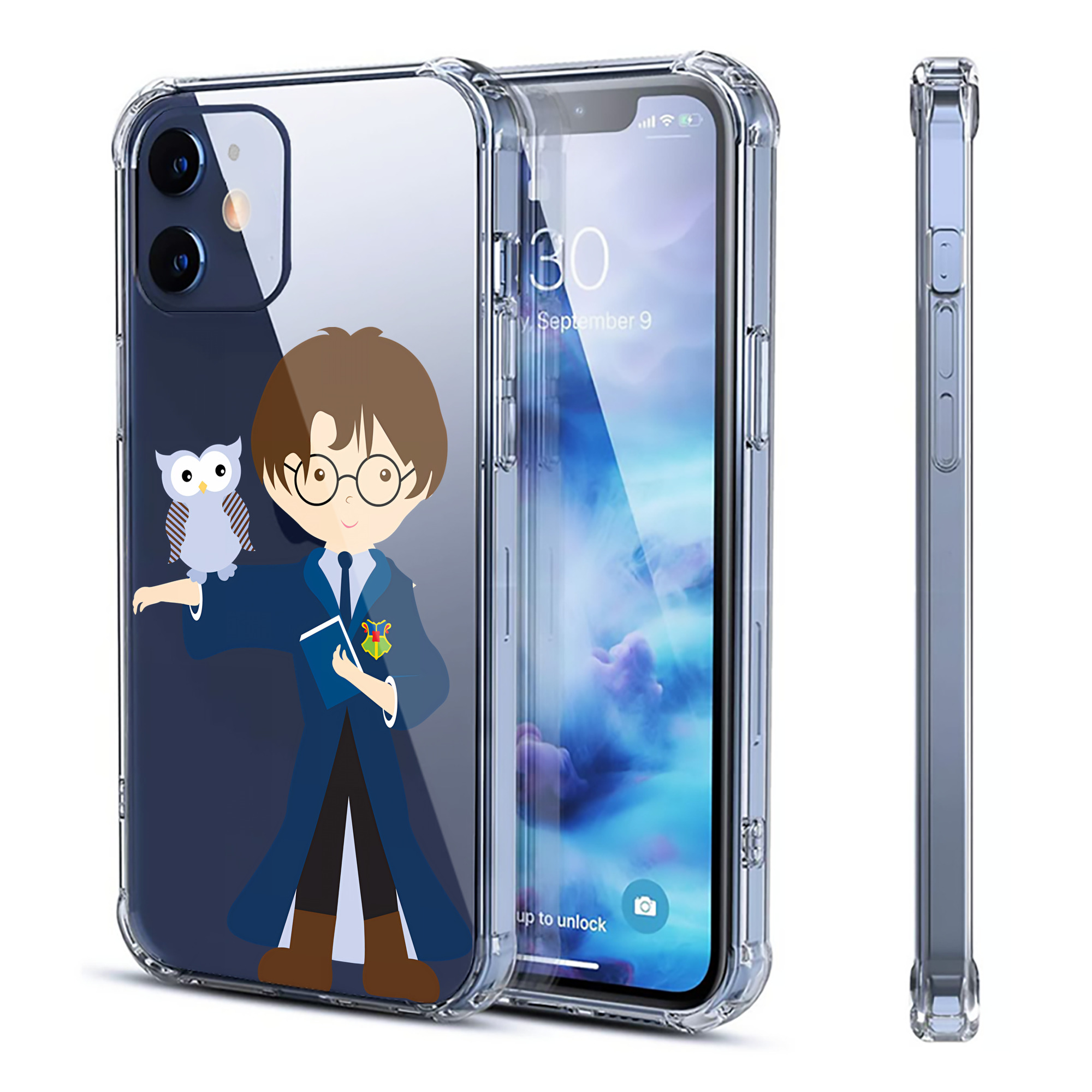 （画像用） Harry Potter ハリー・ポッターシリーズ 【iPhone 12シリーズ対応】透明スマホケース（クリアソフトケース）